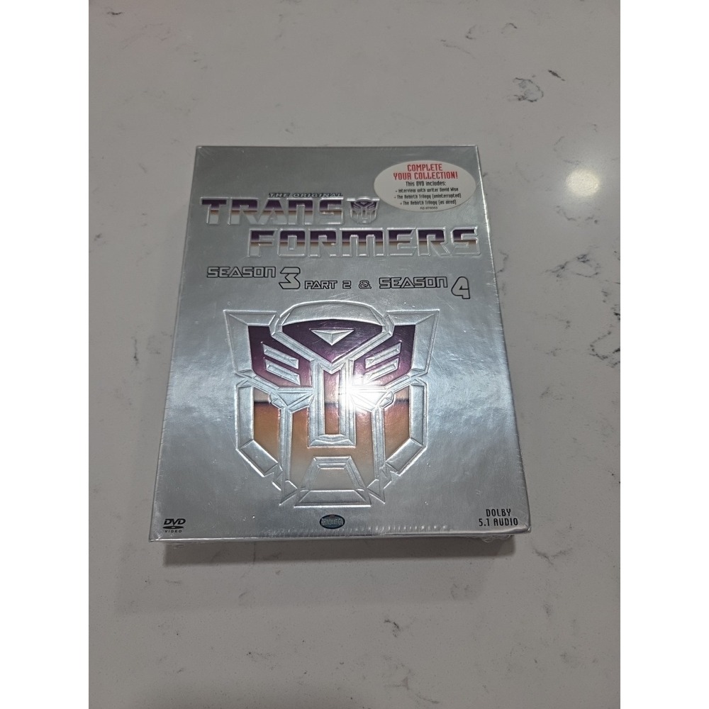 Transformers Season 3 Part 2/Season 4 Boxed Set Sealed